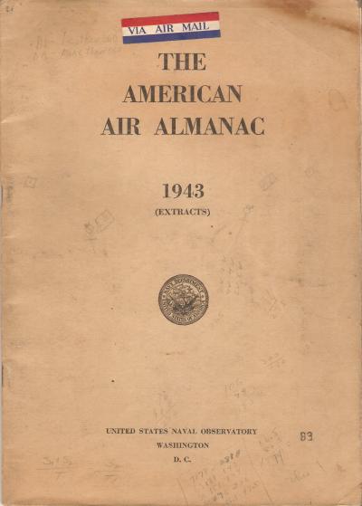 WWII USN Manual American Air Almanac