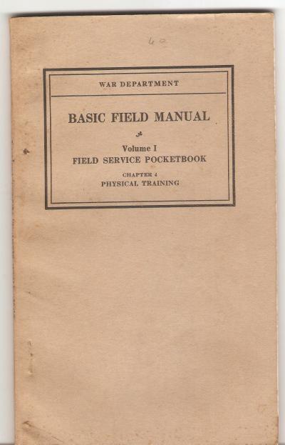 Manual Vol I Field Service Physical Training 1936