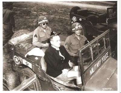 WWII Photo Military Police MP w/ German POW