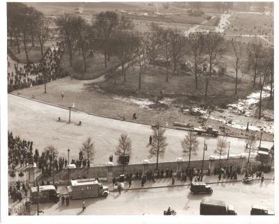 Press Photo Hyde Park London Air Transport Command
