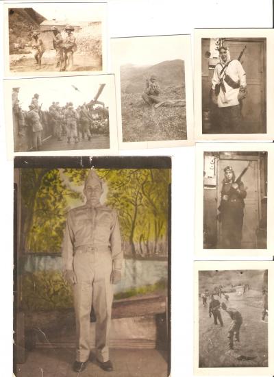 WWII Photo Grouping Mortarman