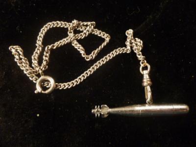 WWII Navy Sweetheart Torpedo Fob Charm