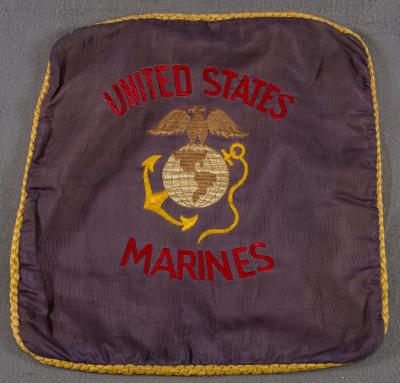 Pre WWII USMC Marine Pillowcase EGA 