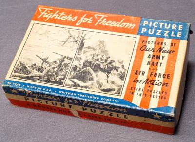 WWII Fighters for Freedom Whitman Jigsaw Puzzle 