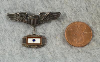 WWII Son in Service Pilot Wing Pendant