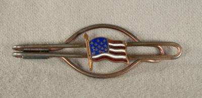 Patriotic Flag Tie Clip