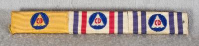 WWII Civil Defense Ribbon Bar Service Awards