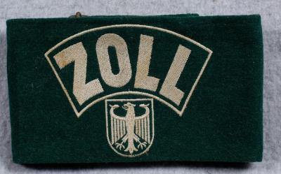 West German Border Guard Armband Zoll