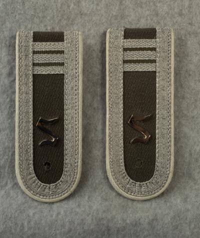 East German Officer's School NCO Shoulder Boards