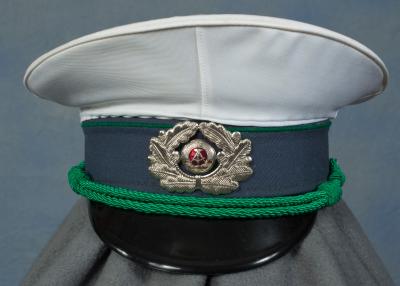 East German DDR NVA Police Visor Hat Cap