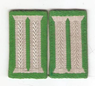 West German Bundeswehr Infantry Collar Tabs