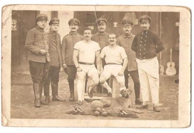 WWI Picture Postcard German POWs