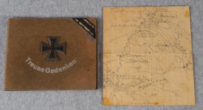 WWI Memorial Card with Iron Cross