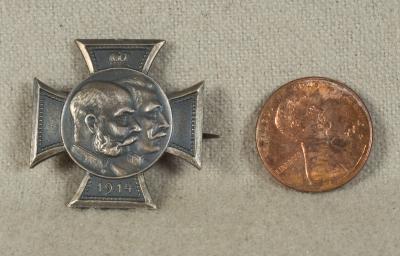 Patriotic War Aid Badge Kaiser Wilhelm and FJ