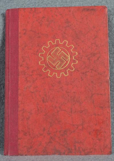 WWII German DAF Book Gau Hannover 1936