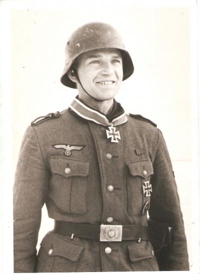 Press Photo Rudolf Albust Knight's Cross Recipient