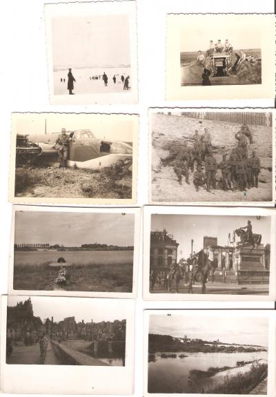 WWII German Heer Photo Lot 8 Total