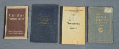 WWII Czech Arbeitsbuch Identification Books