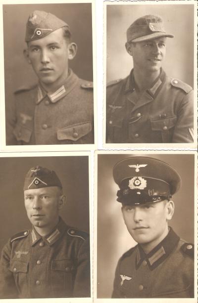 WWII German Studio Picture Postcard Lot 8