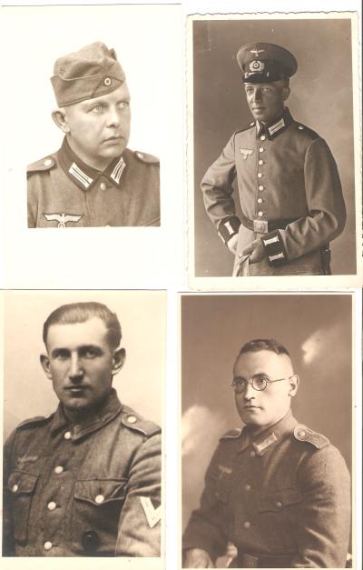 WWII German Studio Picture Postcard Lot 8