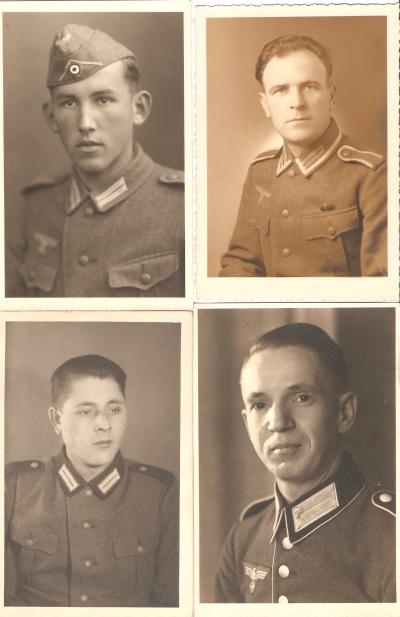 WWII German Studio Picture Postcard Lot 8