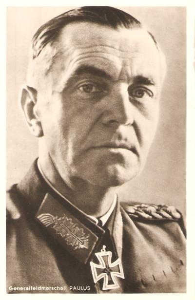 Generalfeldmarschall Paulus Knights Cross Postcard