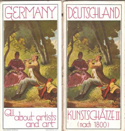 German Travel Brochures 1936 Art Artists