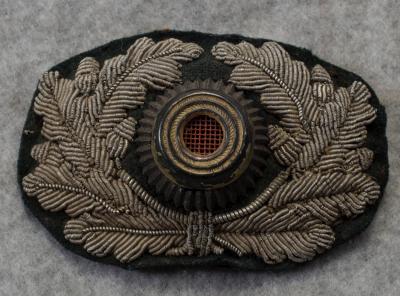 WWII German Heer WH Bullion Cockade Vented Erel