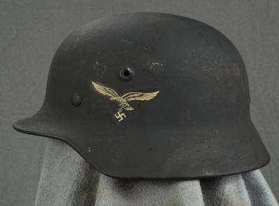 German M40 Luftwaffe Single Decal Helmet