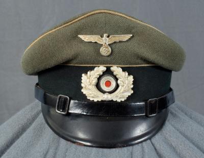 WWII German Infantry Enlisted Visor Cap 