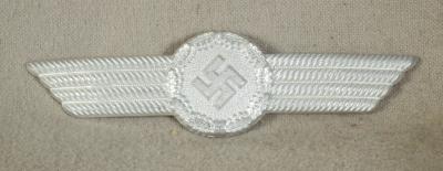 WWII Luftwaffe Civilian Fire Visor Cap Cockade