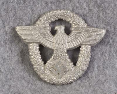 WWII German Police Visor Cap Eagle