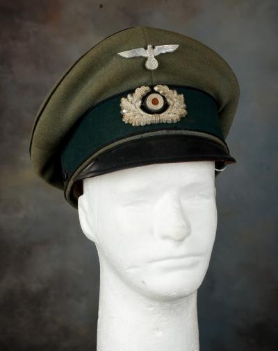 WWII German Pioneer Visor Cap NCO