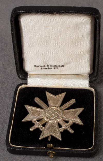 War Merit Cross w/Swords 1st Class Cased