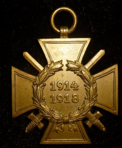 German Hindenburg Cross With Swords