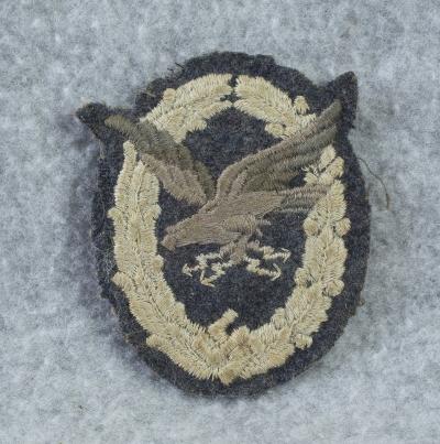 Luftwaffe Radio Operator Air Gunner Cloth Badge