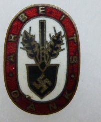 WWII RAD Arbeits Dank Pin