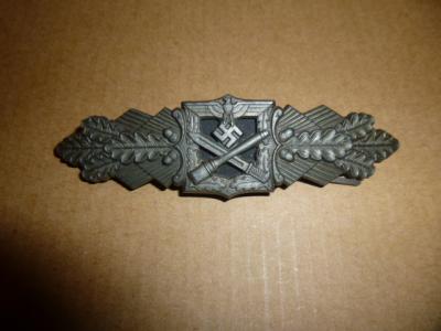 WWII German Close Combat Clasp Bronze