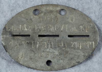 WWII German LandesschÃ¼tzen Ersatz ID Disk 