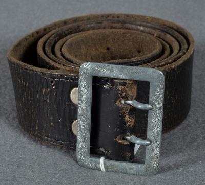 WWII German Army Officer's Leather Belt