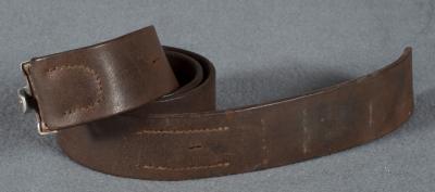 WWII German Army Leather Equipment Belt