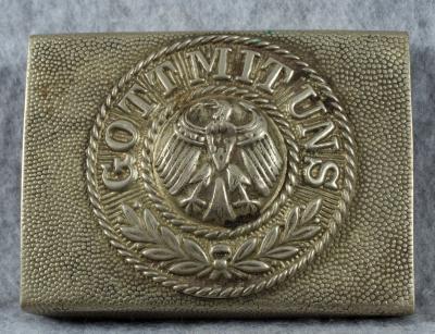 German Reichswehr Gott Mit Uns Belt Buckle