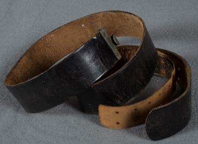 WWII German Political Leather Equipment Belt