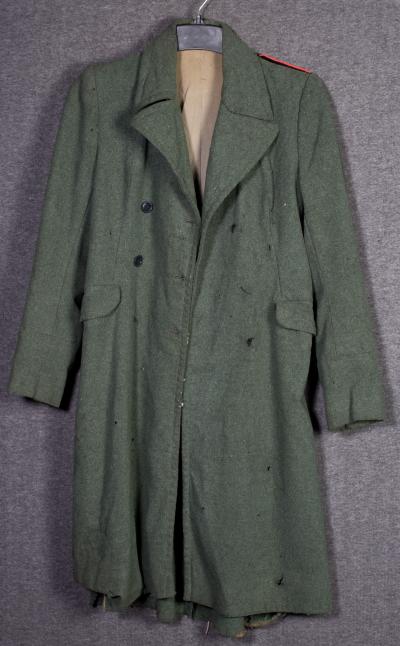 WWII Heer M38 German Greatcoat HJ Used