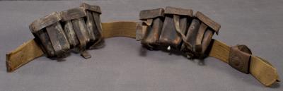 German DAK Afrika Korps Belt Buckle Ammo Pouches