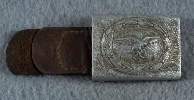 WWII Luftwaffe Enlisted Belt Buckle Unit Marked