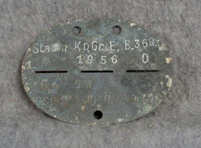 WWII German ID Identity Disk 