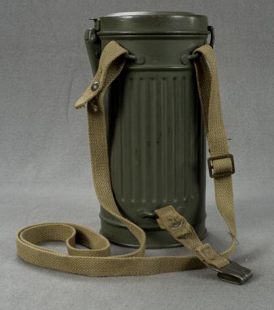 WWII German Gas Mask Canister Can