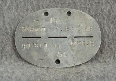 WWII German ID Identity Disk Pioneer