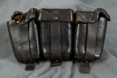 WWII German K98 Three Pocket Ammo Pouch